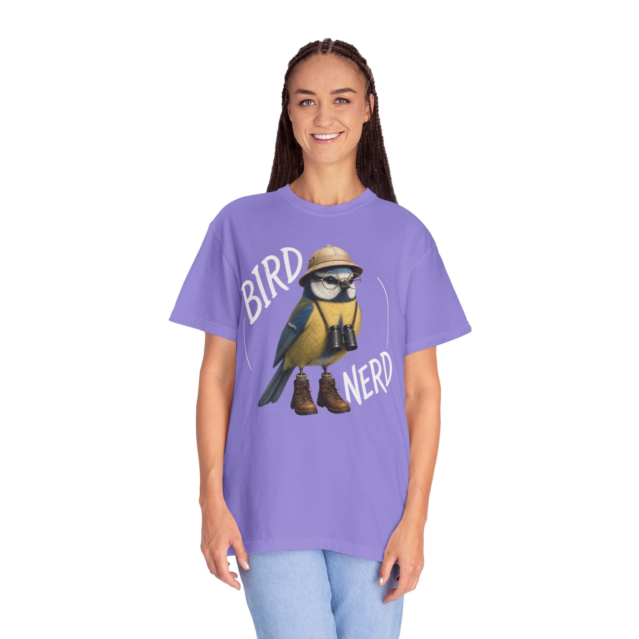 Bird Nerd T-Shirt — Funny Blue Tit Bird Quote Tee