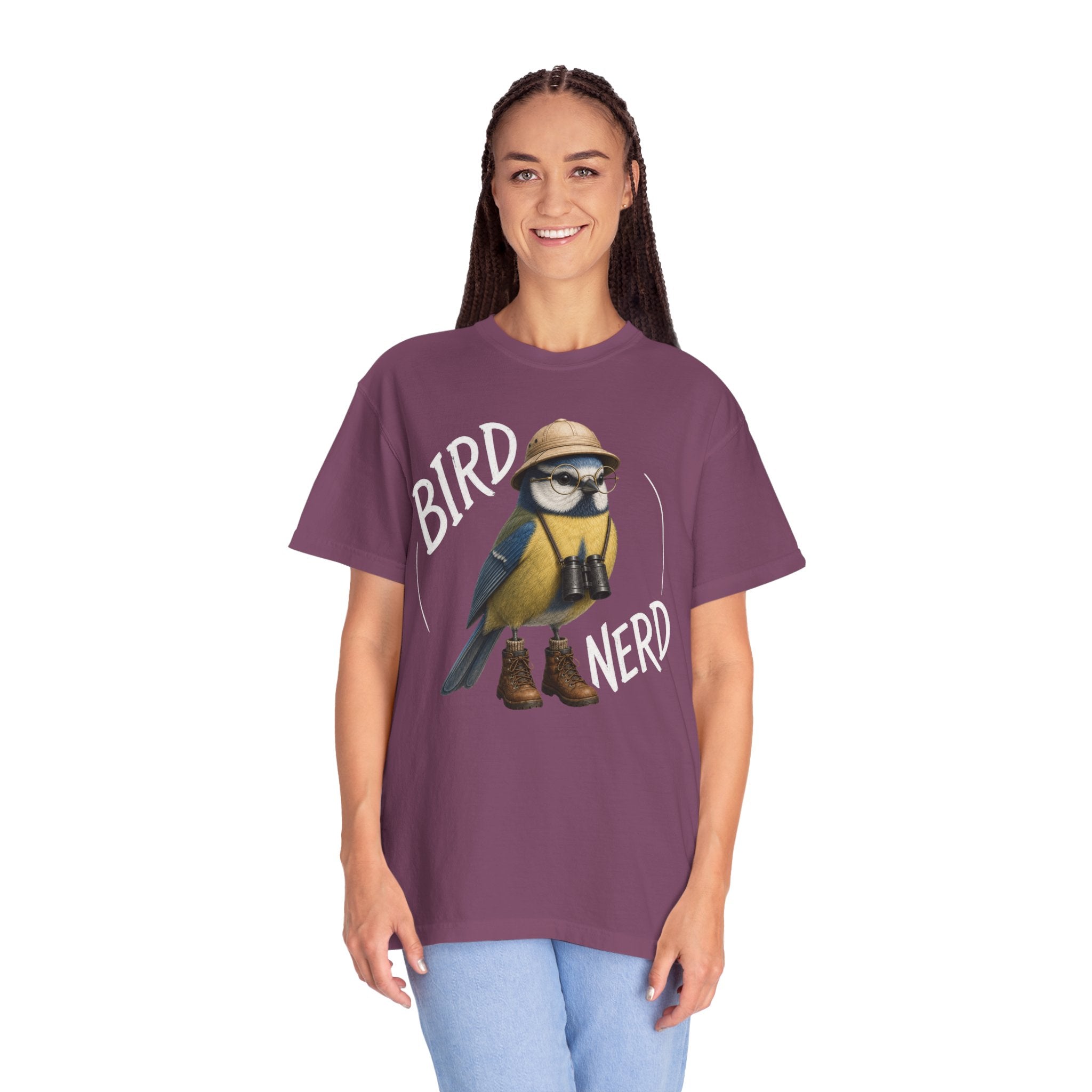Bird Nerd T-Shirt — Funny Blue Tit Bird Quote Tee