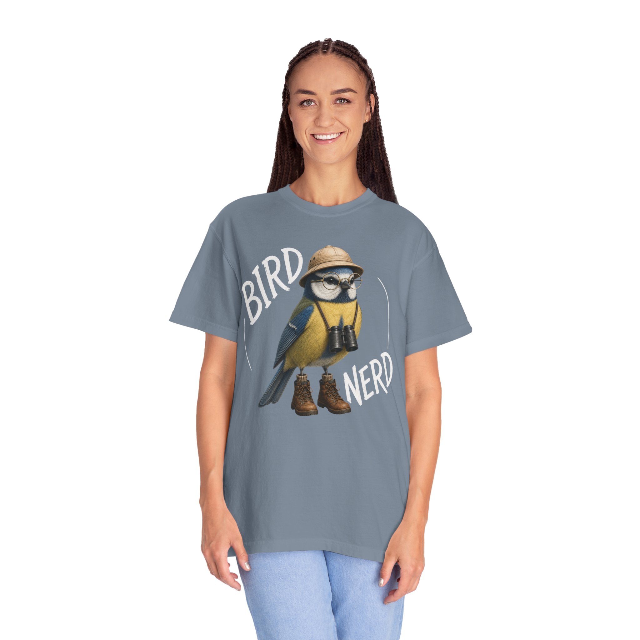 Bird Nerd T-Shirt — Funny Blue Tit Bird Quote Tee