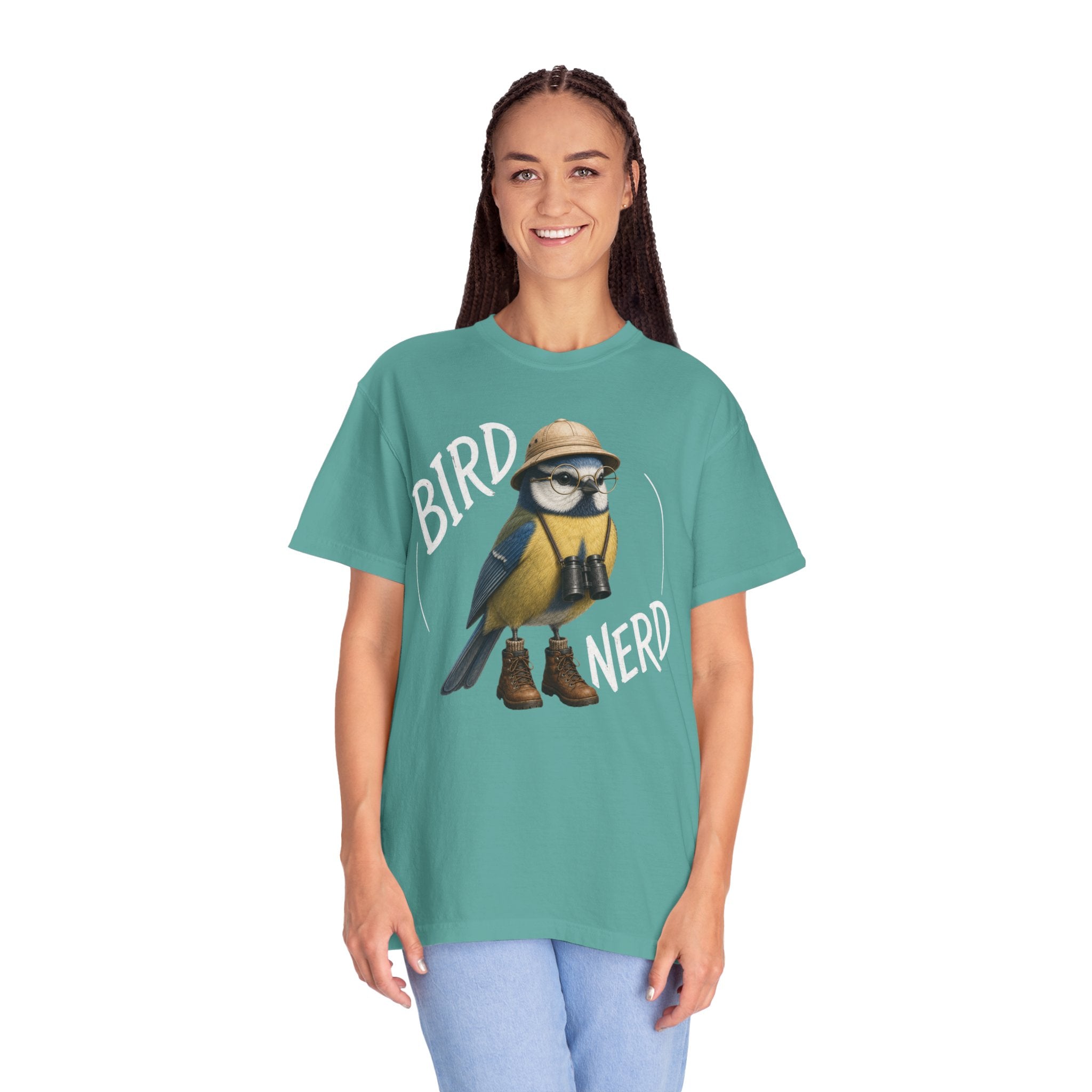 Bird Nerd T-Shirt — Funny Blue Tit Bird Quote Tee