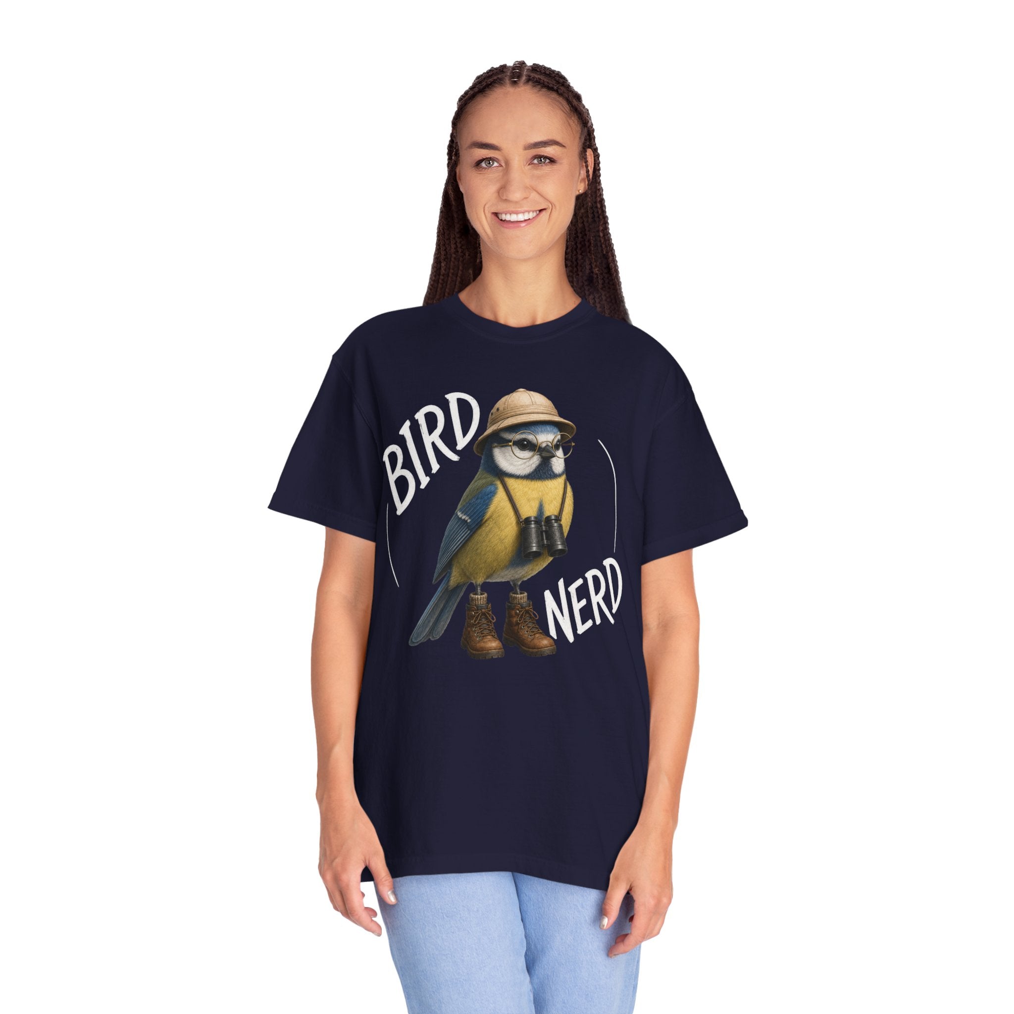Bird Nerd T-Shirt — Funny Blue Tit Bird Quote Tee