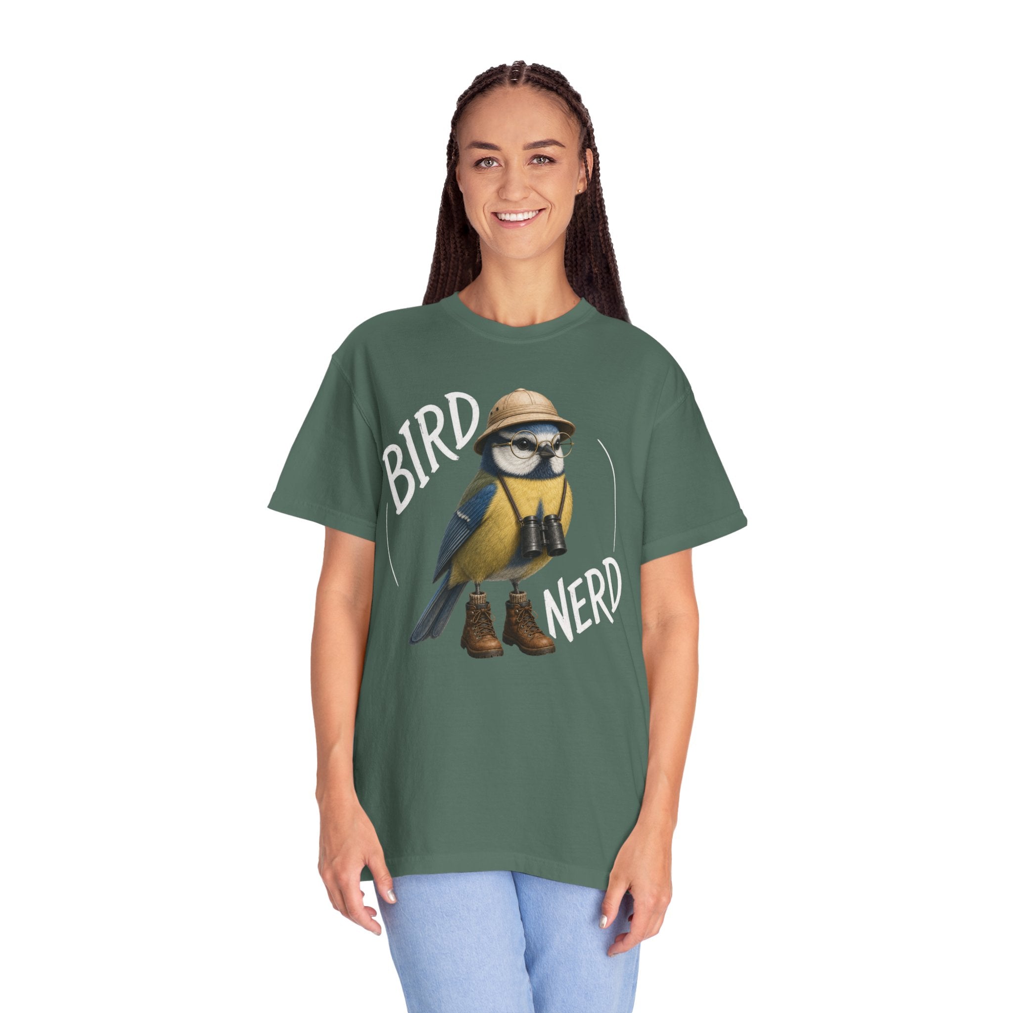 Bird Nerd T-Shirt — Funny Blue Tit Bird Quote Tee
