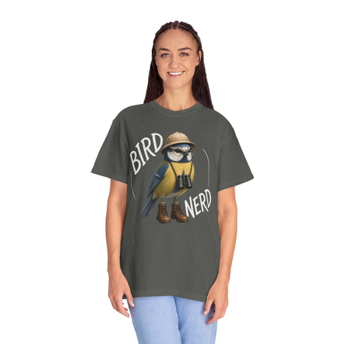 Bird Nerd T-Shirt — Funny Blue Tit Bird Quote Tee